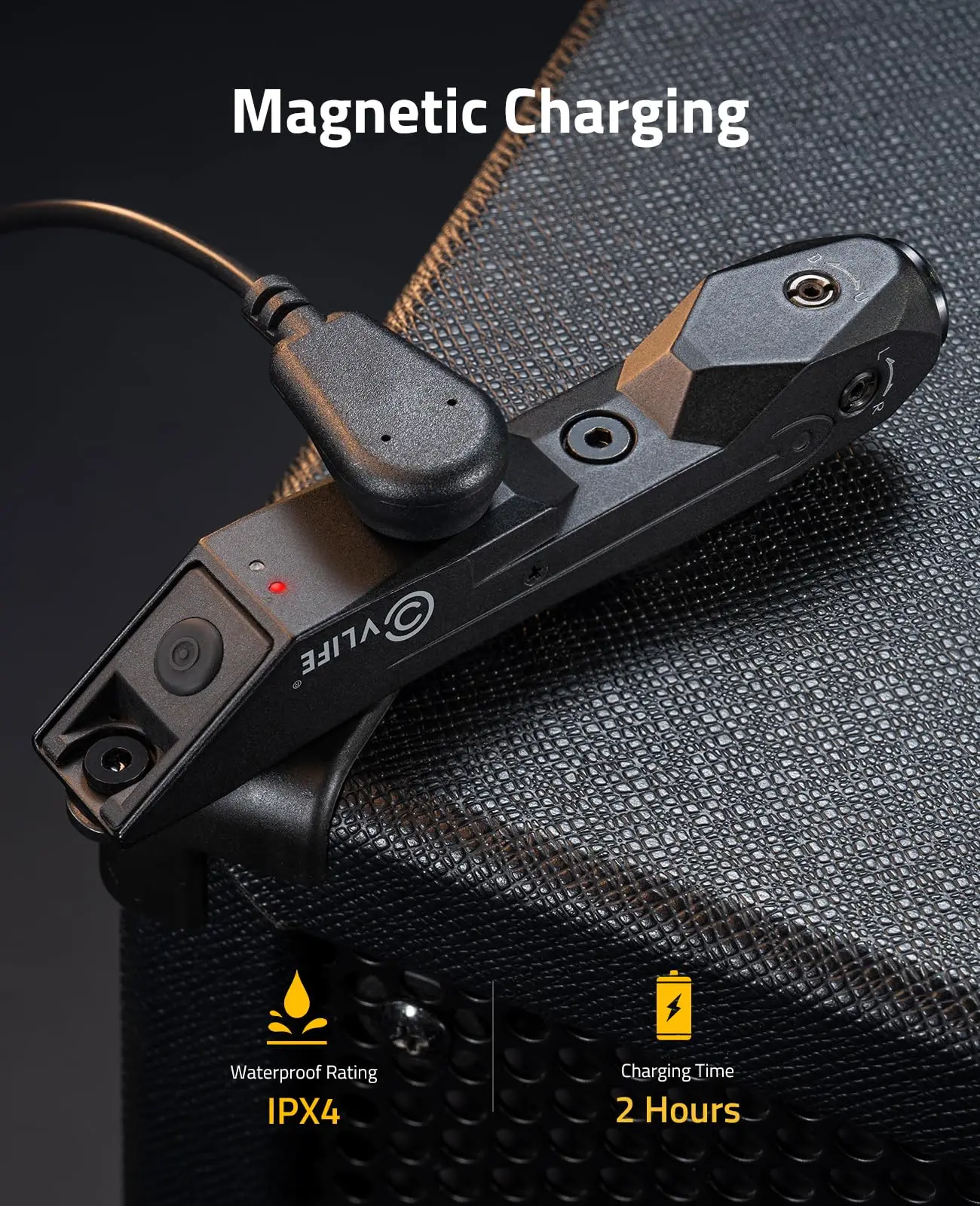 بندقية CVLIFE التكتيكية الخضراء للرؤية بالليزر مشاهد مغناطيسية قابلة لإعادة الشحن متوافقة مع M-Lok وسكك حديد Picatinny للصيد