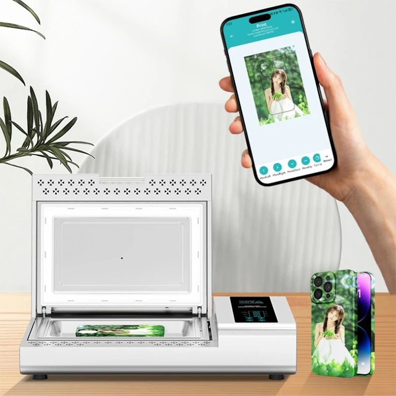 

Small Desktop Wireless Digital Custom Sublimation Bank case Printer Automatic for Iphone 15 16 PRO MAX CASE Printing