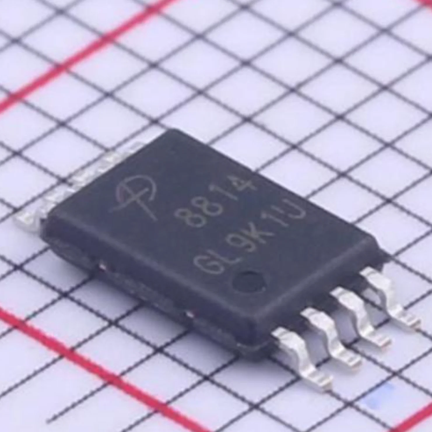 

AO8814 Marking 8814 TSSOP-8 NEW Original Field Effect Tubes (MOSFETs) 1.5W 20V 7.5A 2 N-Channels 16mΩ@10V AO8814 MOSFETs