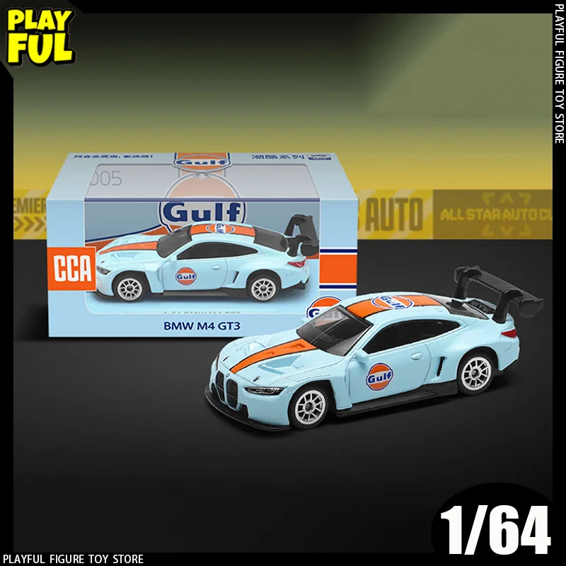 In Stock Cca 1:64 Gulf Series Alloy Miniature Diecast Model Bmw M4 Gt3 Ford Gt Volkswagen Beetle Custom Car Toys Model Kids Gift