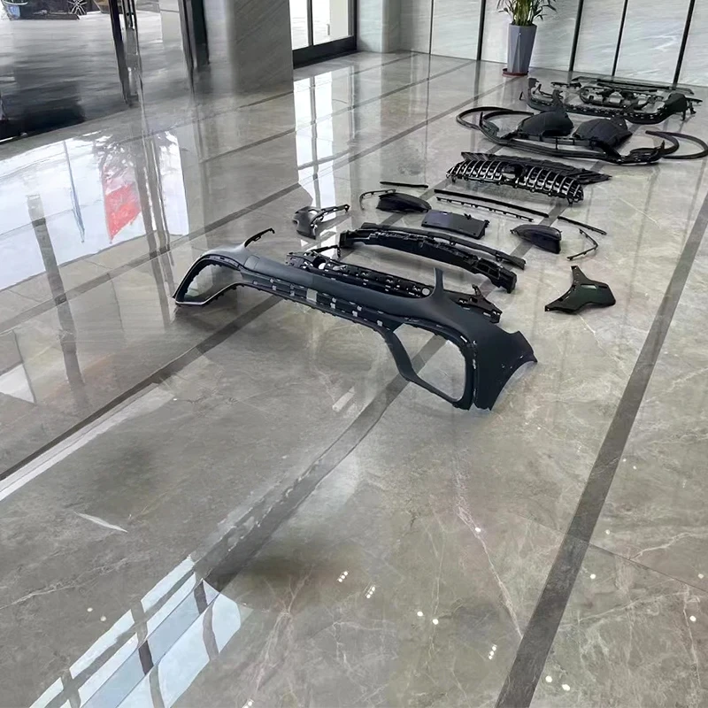 Car Bumper Modification Kit for GLC X253 to GLC 63 Body Kit 16-19 Modified Bumper Part for Enhanced Vehicle Appearance