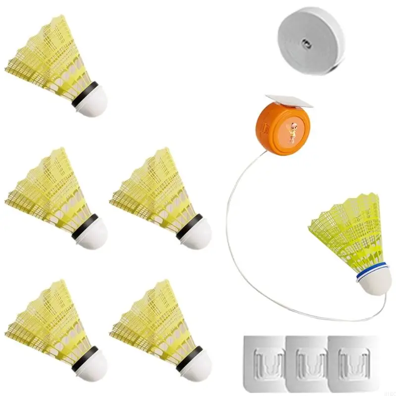 31KC Badminton Single-Player Trainer Badminton Rebounds Device Training Tool