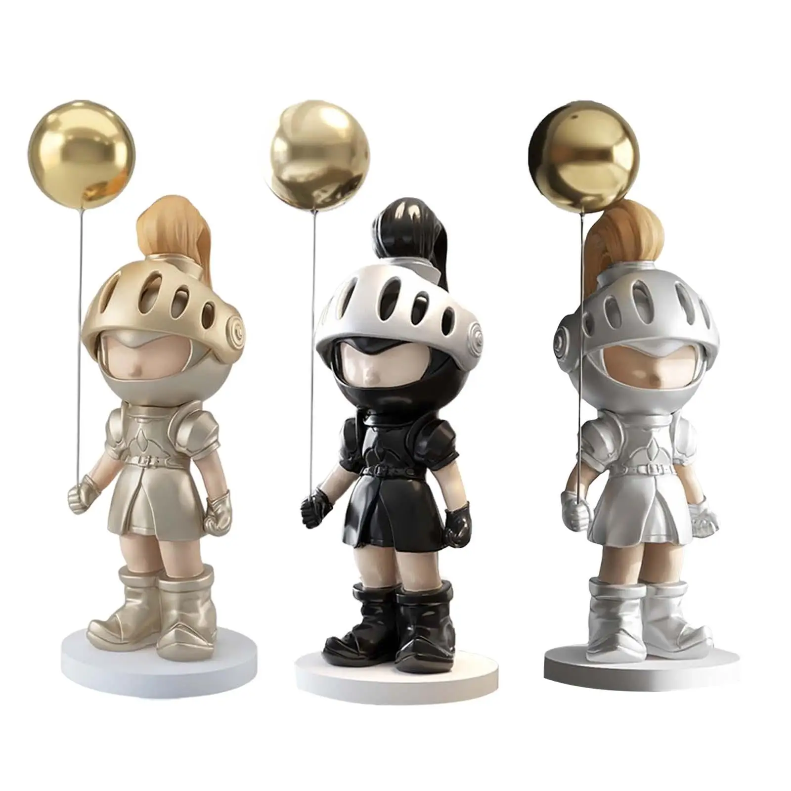 Фигурки рыцаря, креативное ремесло, украшение рыцаря для комнаты