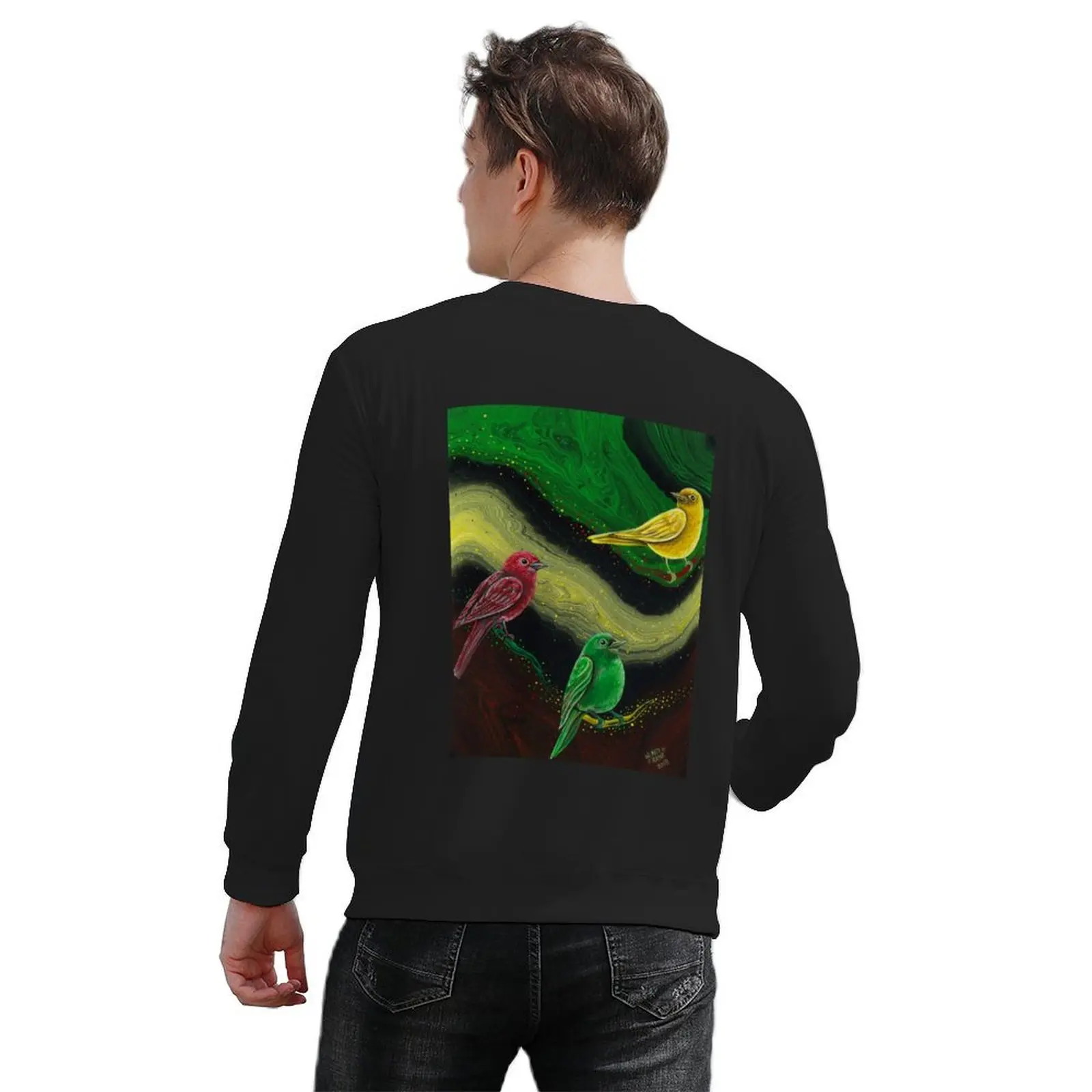 3 little birds Pullover tracksuit mens clothing men's coat tracksuit men aesthetic sweatshirts