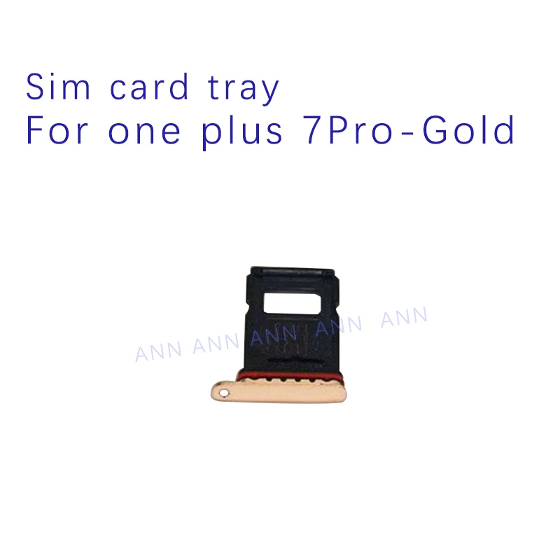 Sim Card Tray Holder For Oneplus 7 7TPro Sim Slot Socket7PRO  SD Card Memmory Reader Flex Cable Replacement Repair Parts