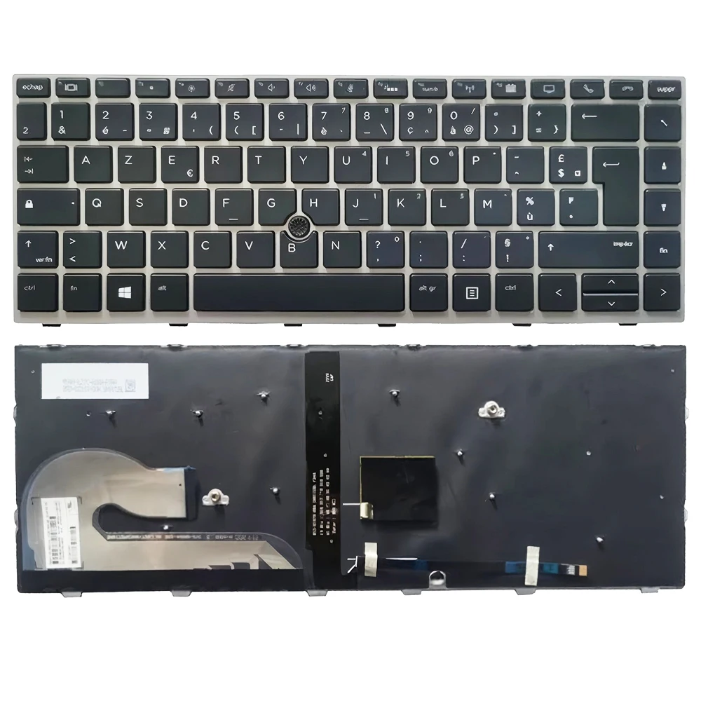 

Французская клавиатура для HP EliteBook 846 G5,846 G6,840 G5, 840 G6, 745 G5, 745 G6/ZBook 14u G5, ZBook 14u G6.с подсветкой и указателем