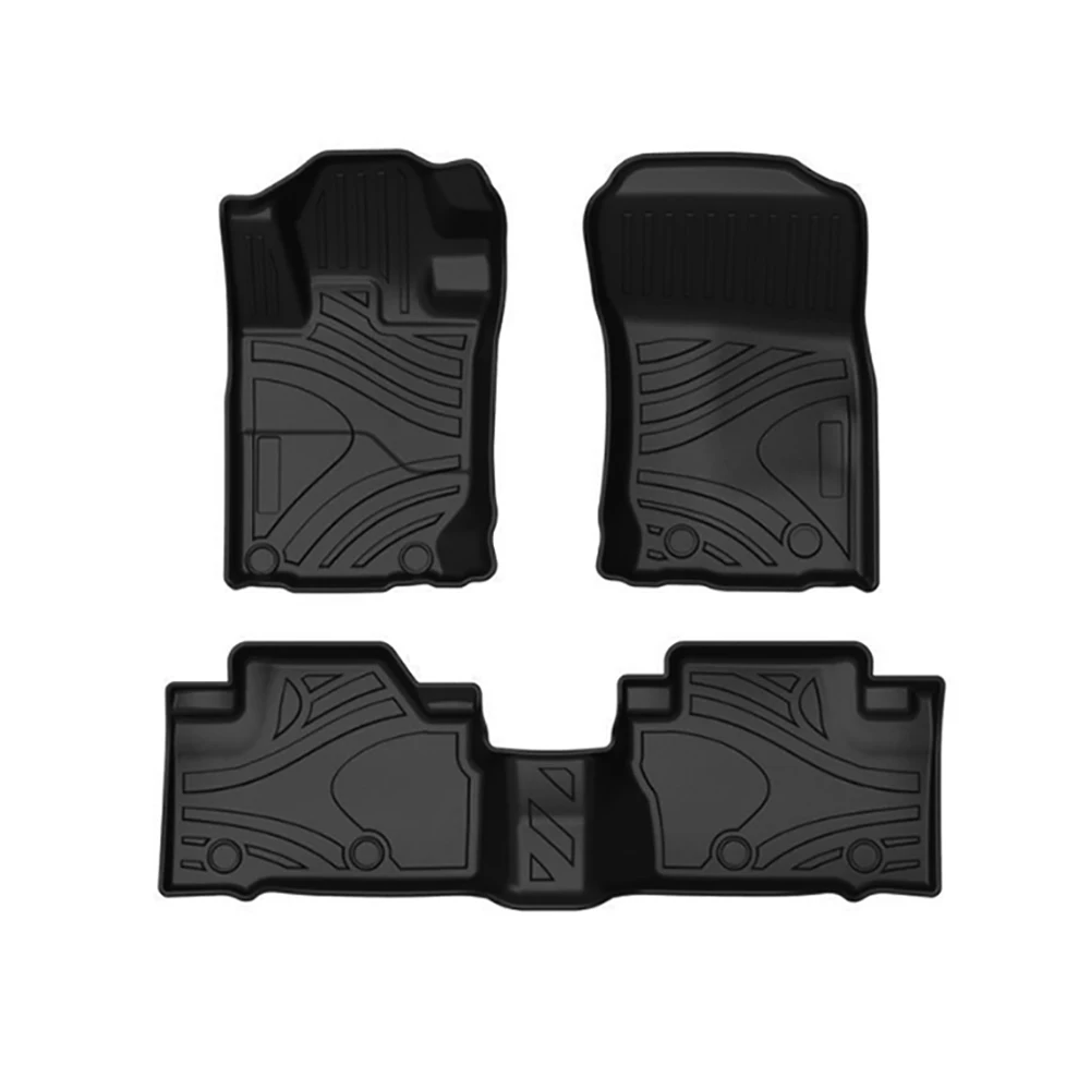 Car Floor Mats Fully Surrounded TPE Waterproof Non-slip Floor Mat For Mitsubishi Outlander（7 seats） LHD 2016-2021 Accessories