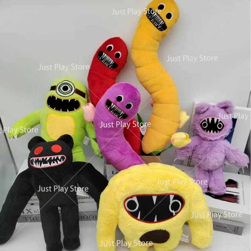 Joyville Plush Toy Horror Game Wooly Bully Bouncy Dino Kitty Bully Girl Evil Monster Stuffed Dolls Animal Plushie Birthday Gift