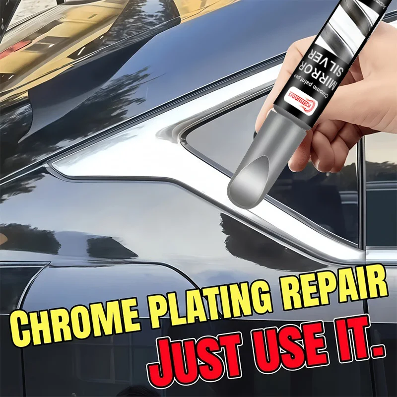 Chrome Repair Pen - Surface Scratch Repair, Suitable for Automotive Chrome Parts, Wheel Hubs, Signs, Door Handles, And Other