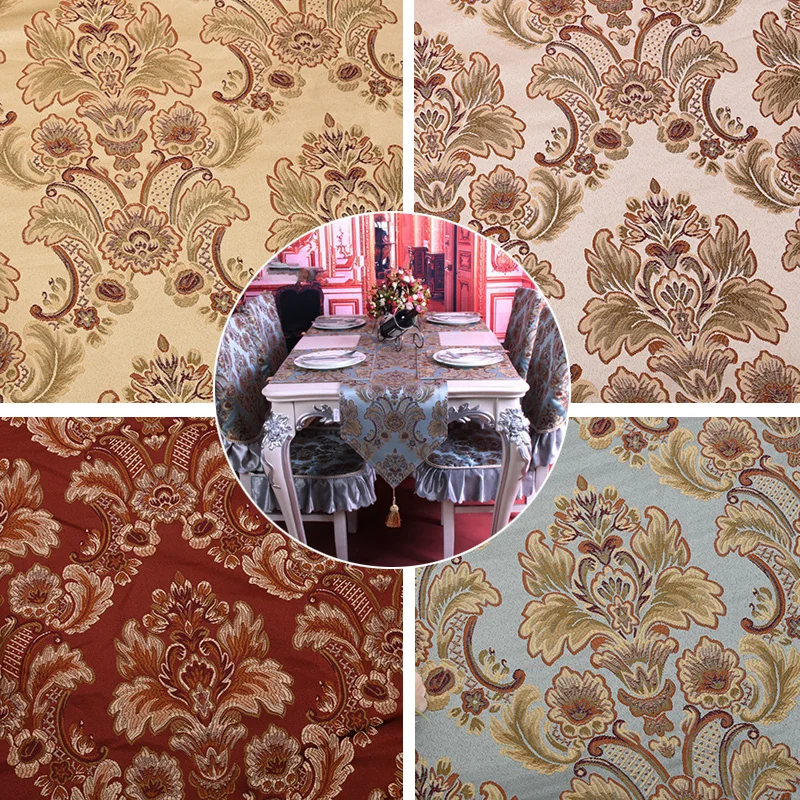 قماش أريكة جاكار شانيل على الطراز الأوروبي عالي الدقة للتنجيد ديكور المنزل أغطية الستائر بالمتر