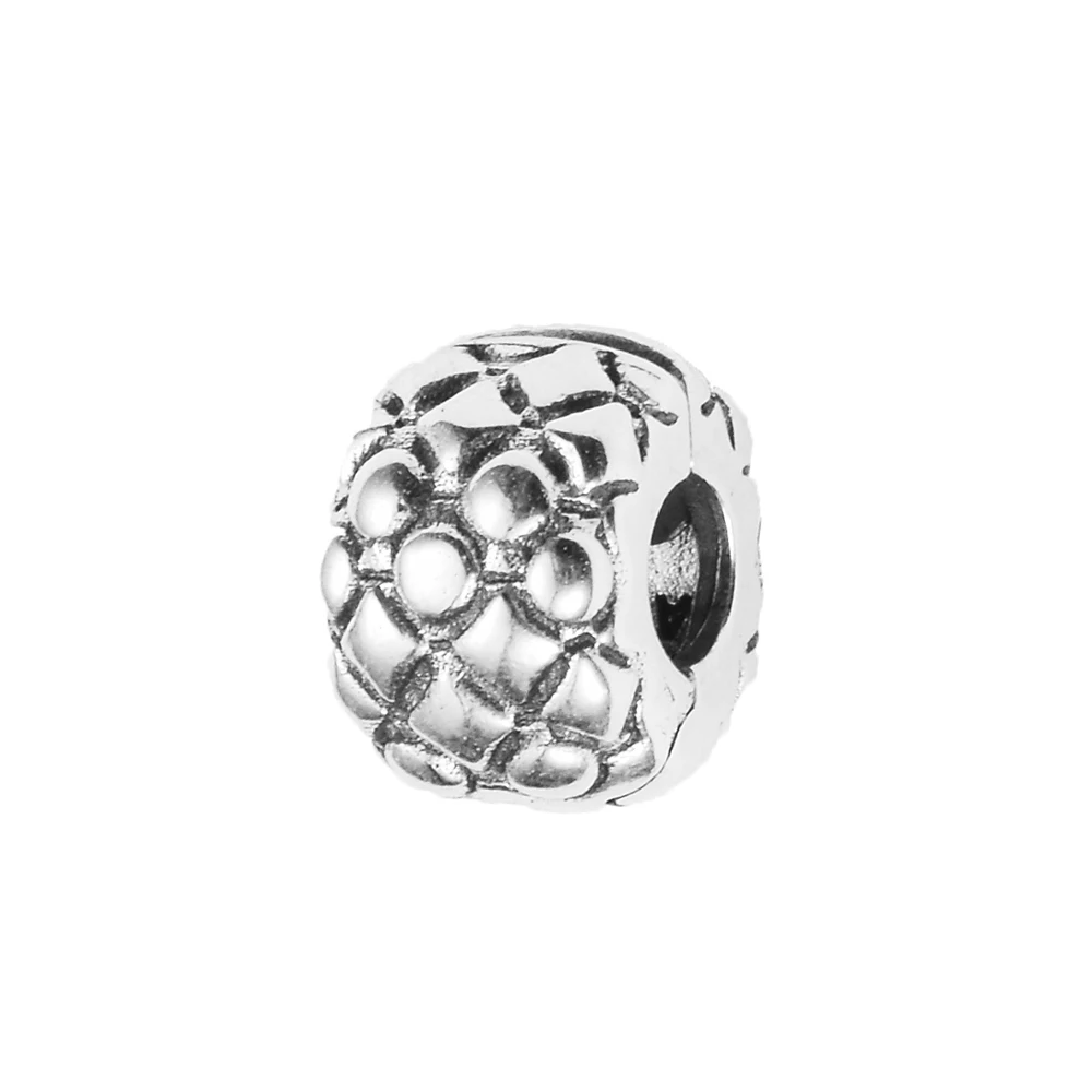 

Fits Pandora Bracelet 925 Sterling Silver Studded Clip Charms Stopper Beads for Women Jewelry Gifts 2023 New