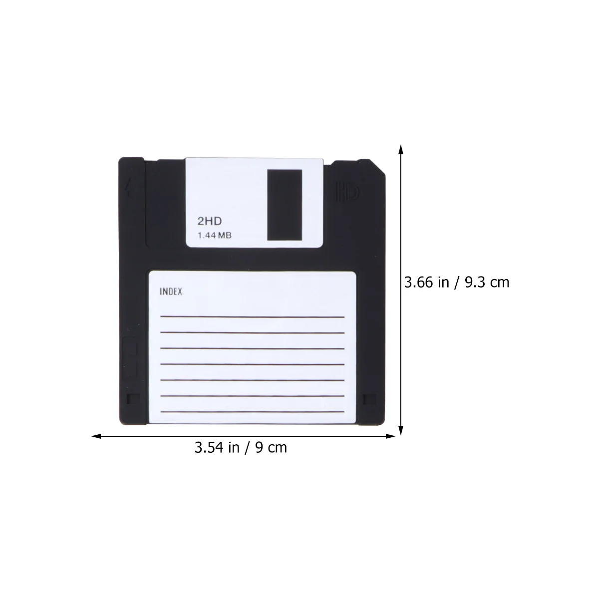 

6Pcs Silicone Coasters Floppy Disk Shape Writable Heat Insulation Pad Cup Tray Kitchen Coffee Table Accessories