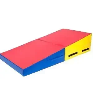 

Hot-selling Children's Gymnastics Training Equipment Tumbling Mat Gym Folding Gymnastics Tilted Cheese Wedge Mat.