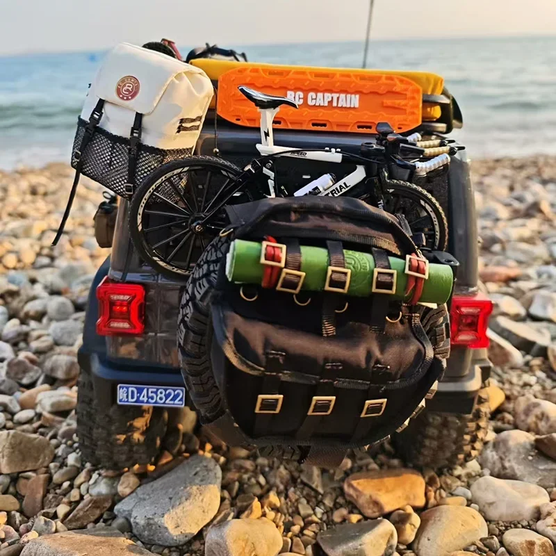 Modello di simulazione Copertura in rotolo Sacco a pelo per 1/10 1/12 RC Crawler Car Traxxas TRX4 Defender SCX10 RC4WD MN86S MK07 MJX H8H