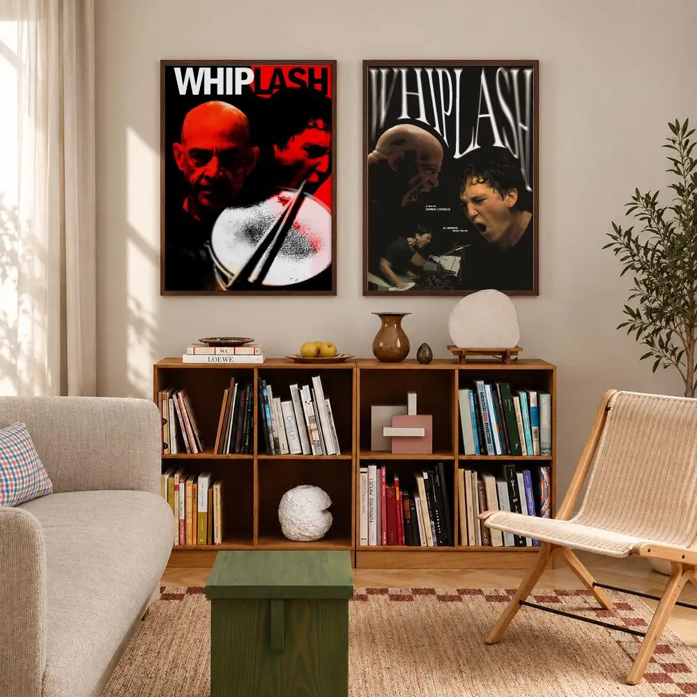 Intense Psychological Music Drama Movie Whiplash Poster Self‑Adhesive Waterproof Poster Sticker Wall Art Home Decor