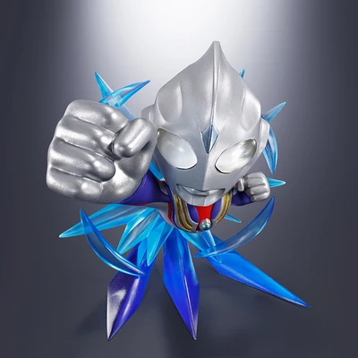 TAMASHII BOX Ultraman Deformed Figure Blind Box - Tiga & Zero Transformation Ver. | Q-Posket Style Collectible