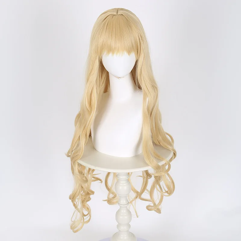 

Парик для косплея «Ангел-хранитель» для Rimuru, постепенное изменение цвета, золотисто-желтый стиль кукурузного рулета