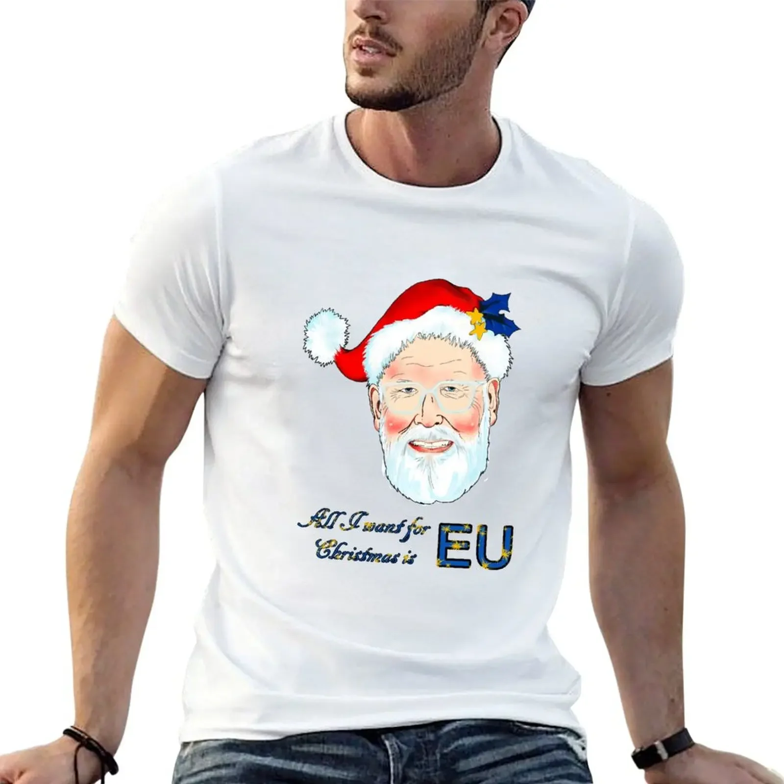 

Merry Eurocratic Christmas! T-Shirt plus size tops cheap stuff korean fashion heavyweights mens white t shirts