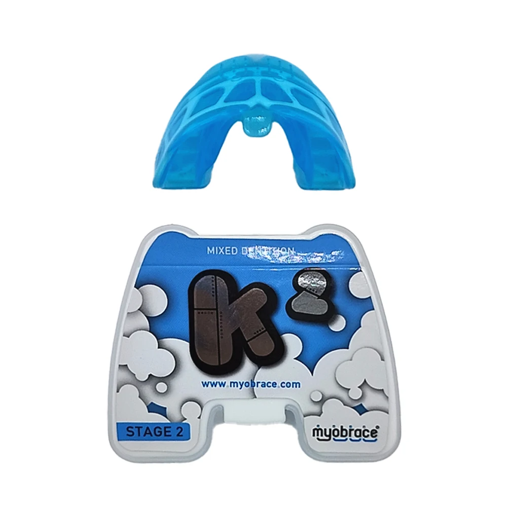 

Dental Teeth Trainer K2 Dynamicore Myobrace K2 Dental Orthodontic Trainer Class II Correct MRC Trainer K2 Ages 5-10 Open Bite