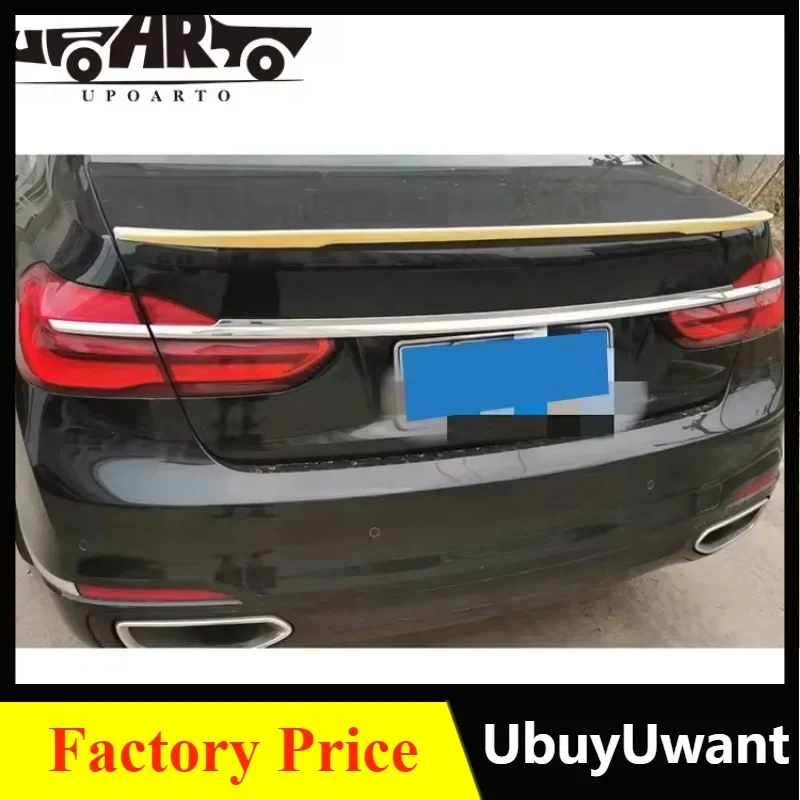 New Product Wholesale Auto Parts ABS Rear Tail Spoiler For BMW 7 Series G11 G12 740i 750i 2016 2017 2018 2019 2020