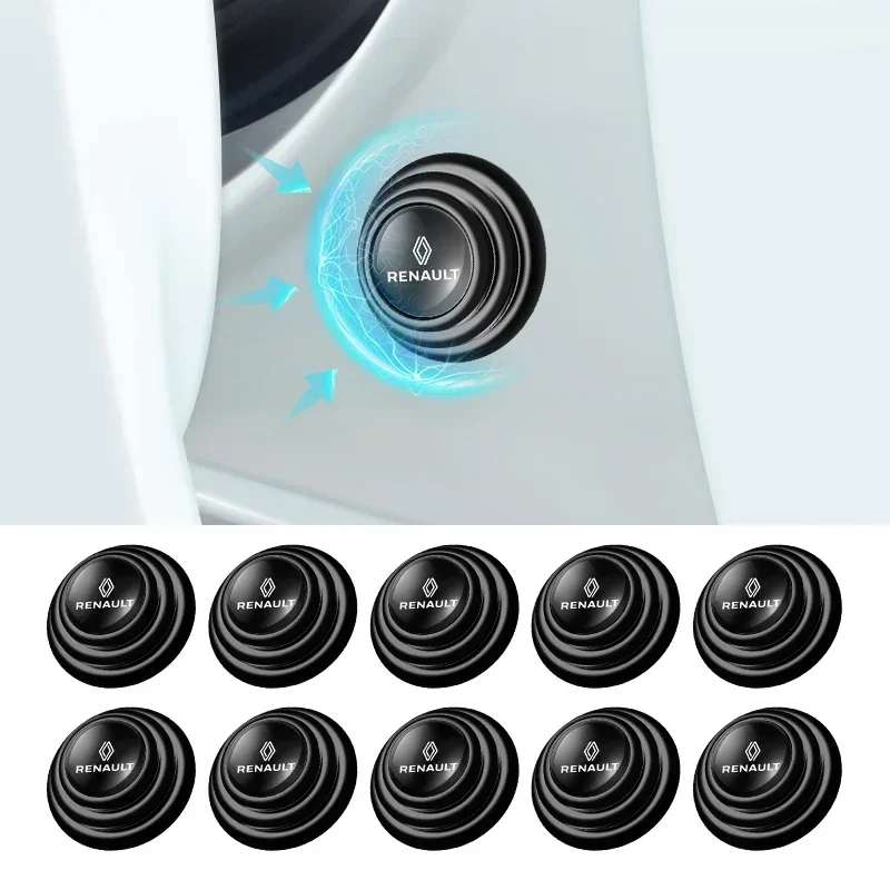 

1/2/4 шт., противоударные силиконовые наклейки на дверь автомобиля для Renault Kangoo 2 Koleos 1 Modus Kadjar Captur Megane 1 2 3 4