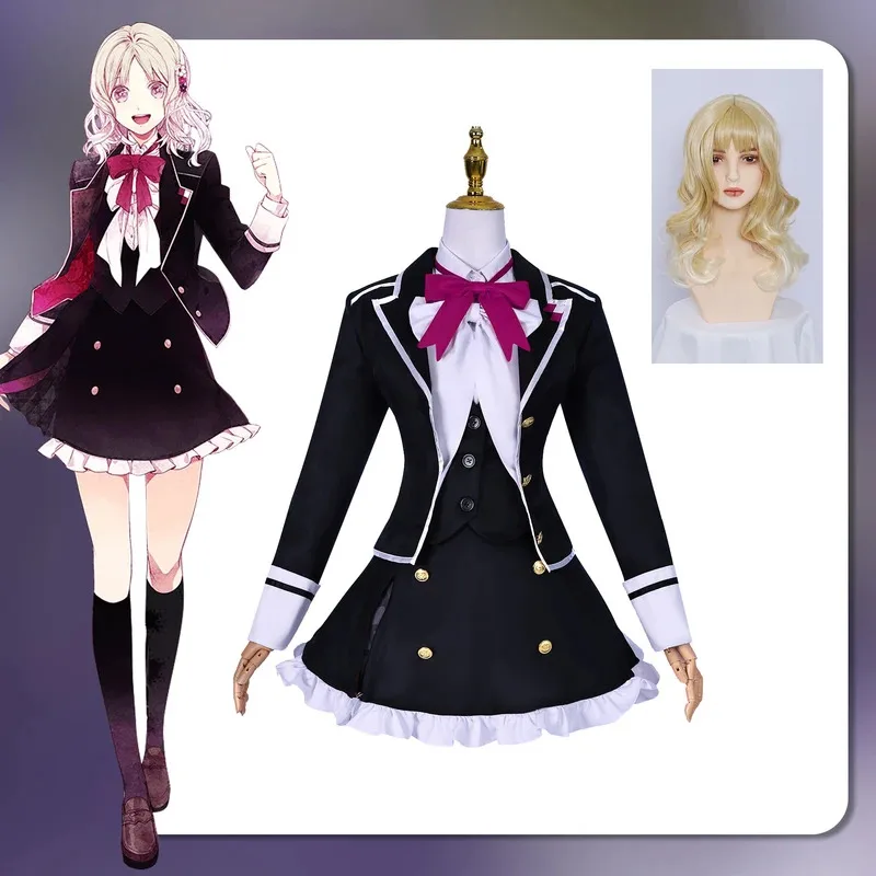 

DIABOLIK LOVERS Komori Yui Cosplay Costume Adult Carnival Uniform Anime Halloween Party Costumes Masquerade Women Game