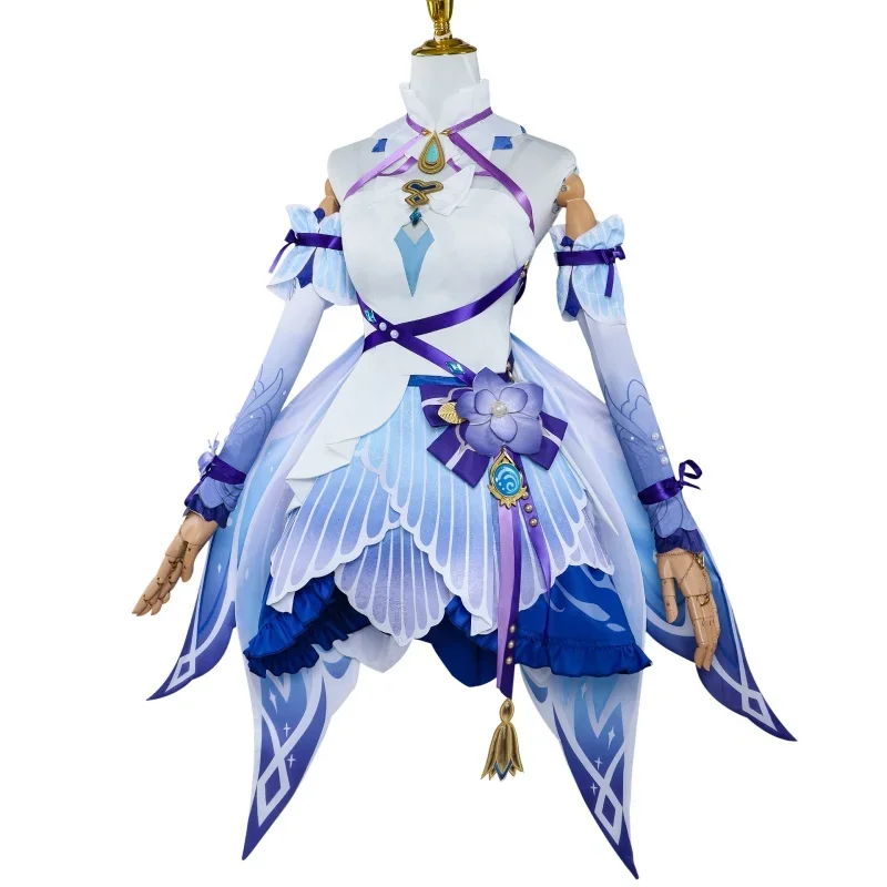 Nicou Cosplay Kostüm Feder von Sabaa Kleid Uniform Tänzer Kopfbedeckung Halloween Party für Frauen Mädchen