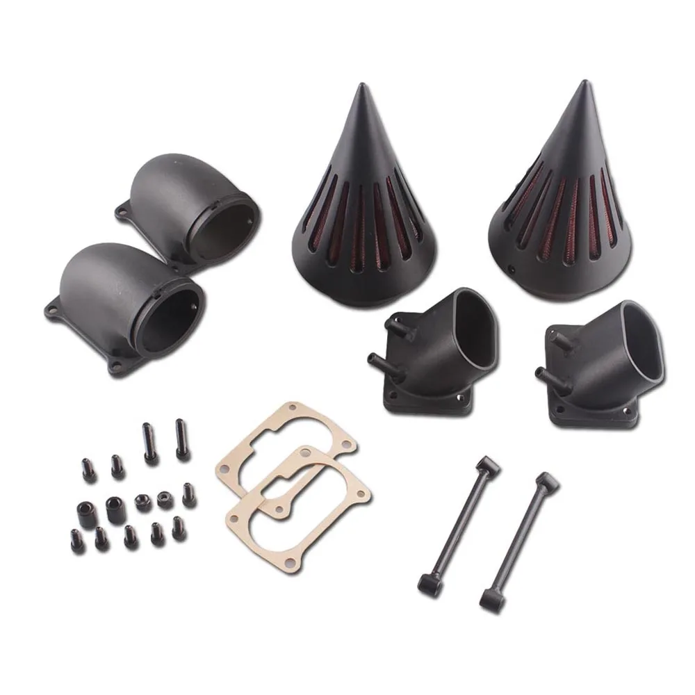 

Aluminum Motorbike Cone Spike Air Cleaner Filter Intake Kits Assembly Set For Suzuki M109R Boulevard Billet