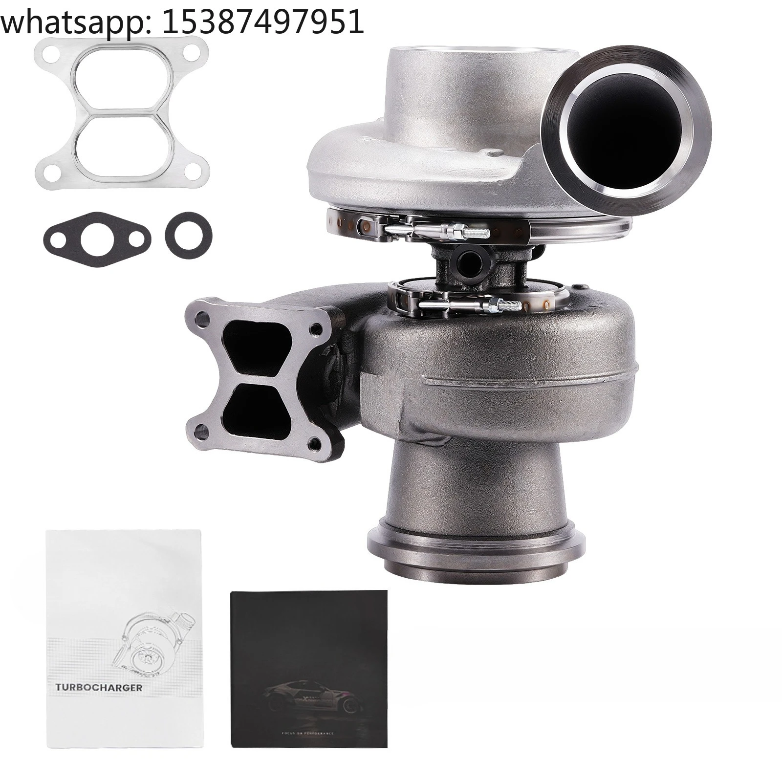 Factory HX55 Turbocharger for Cummins ISX1 ISX Signature 450 Non EGR Engine 4089754 4036892  Replacement Turbo