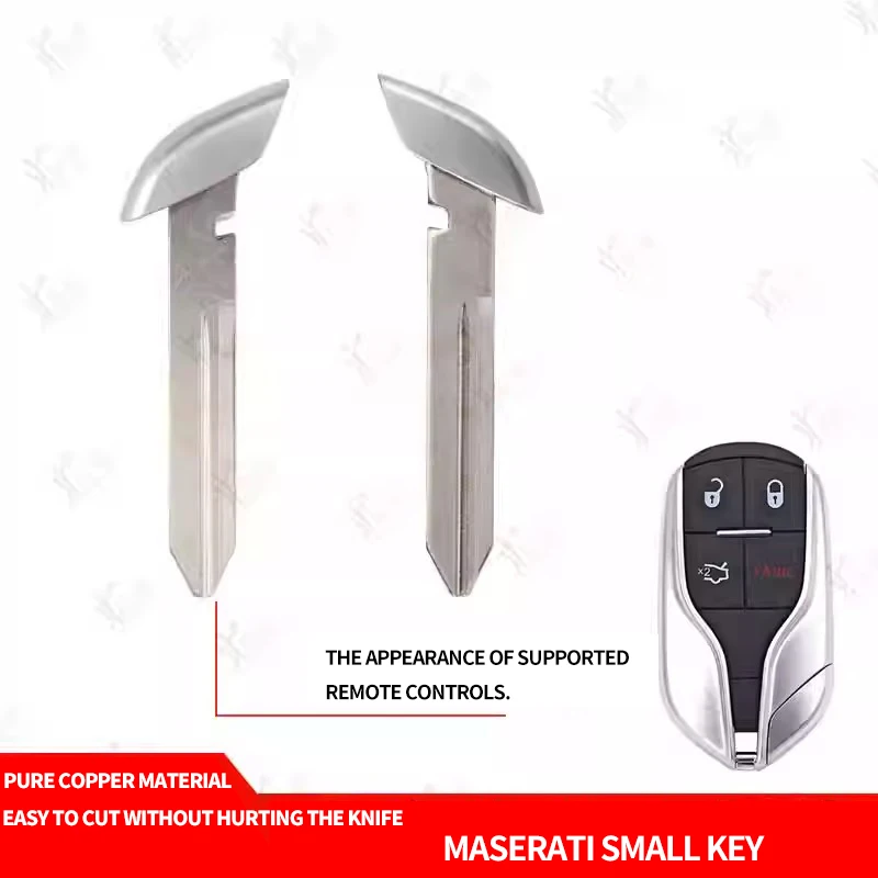 

for Maserati small key Maserati automobile remote control mechanical key smart card embryo