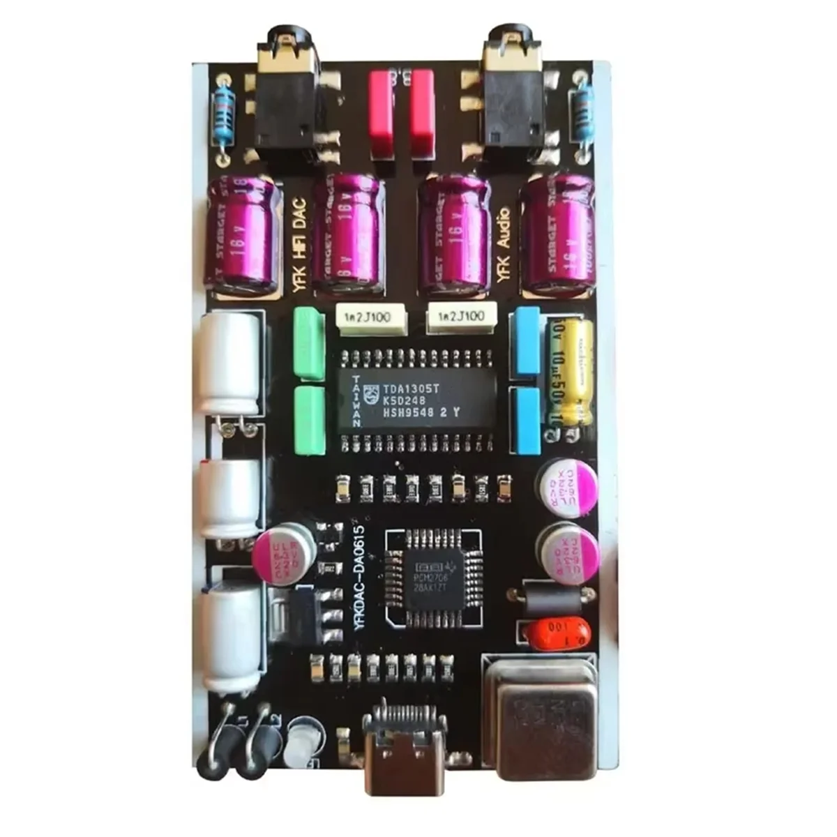AAA87 PCM2706DAC TDA1305 Decodificador Amp I2S para 3,5 mm Saída USB Amp USBDAC Decodificador G2-009