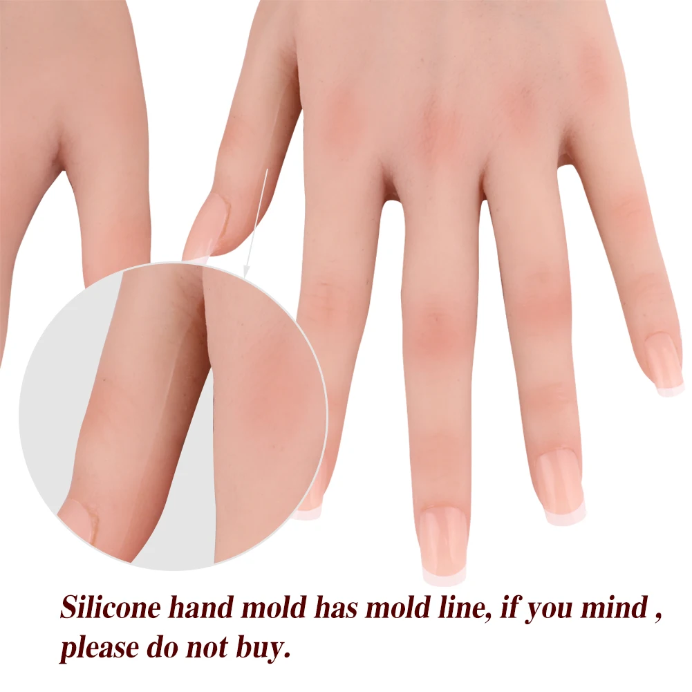 Manichino realistico del piede della mano del Silicone del modello del piede delle mani femminili del materiale del Silicone realistico per