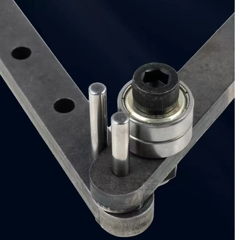 多機能ミニ手動ワイヤーベンダー - 90度直角鉄線曲げツール、ユニバーサル銅棒曲げ機