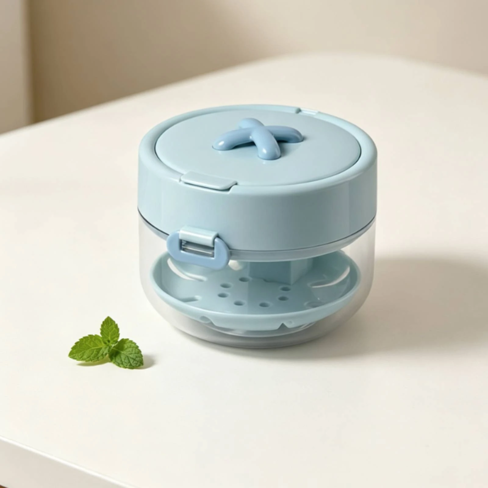 Retainer Storage Box 3-in-1 Retainer Cleaning Box Aligner Cleaner Case Portable Travel-Friendly for Braces Wearers