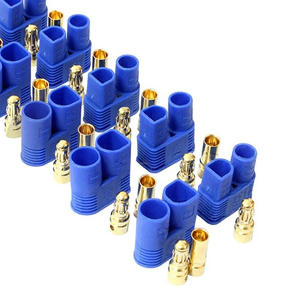 

2Pcs 3Mm Heavy Duty Gold Plated Banana Connectors for Brushless Motor Electronic Control Rc Aircraft Power Connection