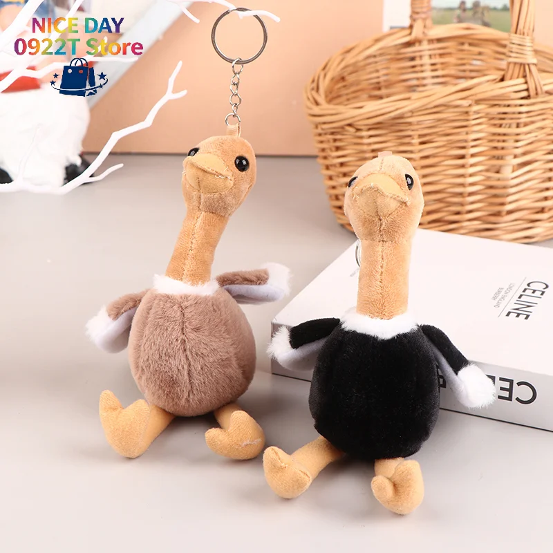 Cute Ostrich Plush Keychain Pe - огляд і ціна Carabiner Keychain