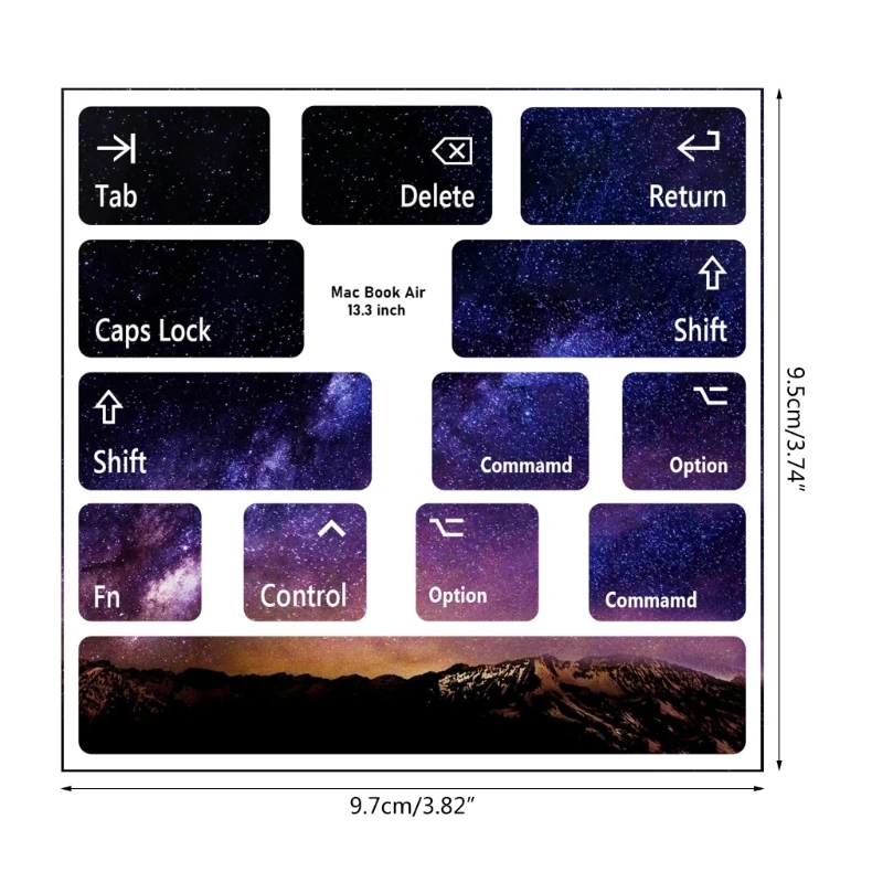 DN59 наклейки на клавиатуру ноутбука компьютера для ноутбука macair наклейка для ноутбука