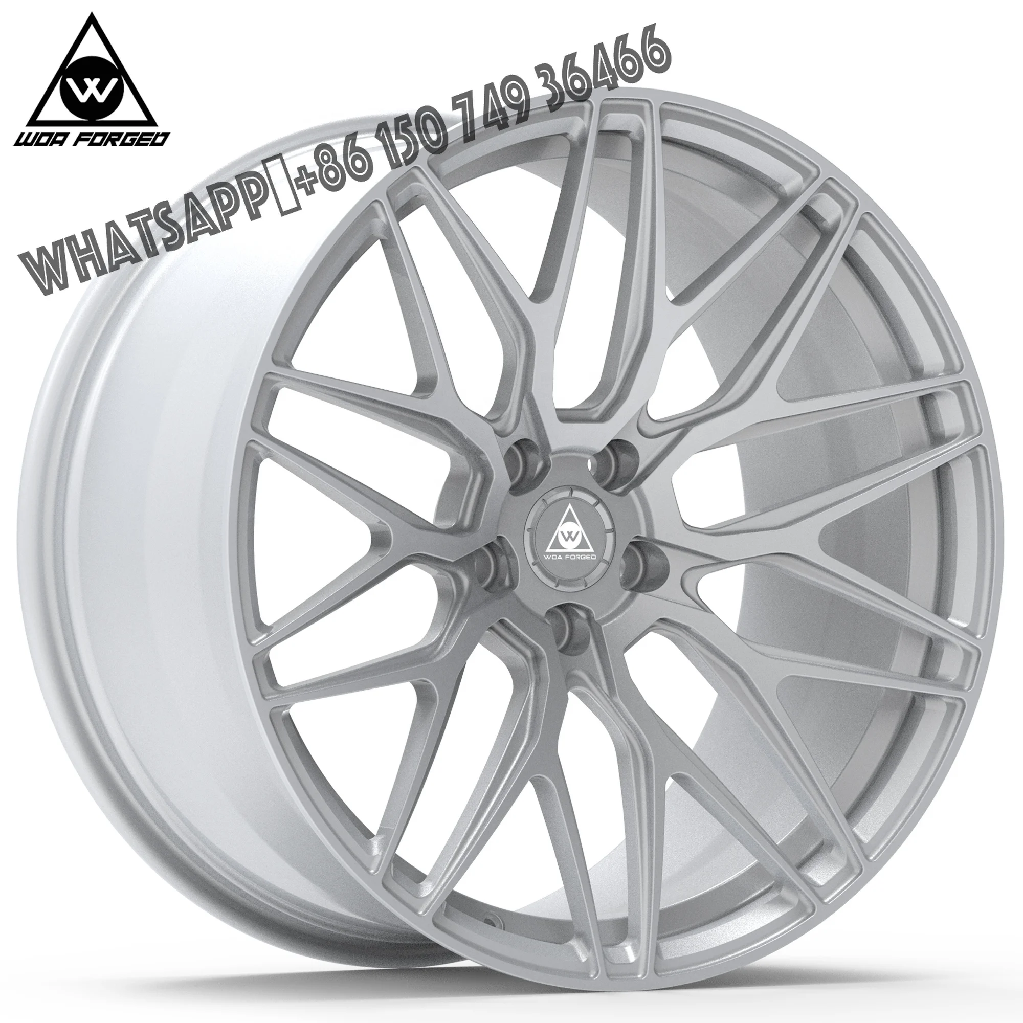

WOAFORGED Alloy Passenger Car Wheel Multi Spoke Silver Chrome 5x112 5x130 5x120 19 20 21 22 23 Inch Rims for bmw Forged Wheel