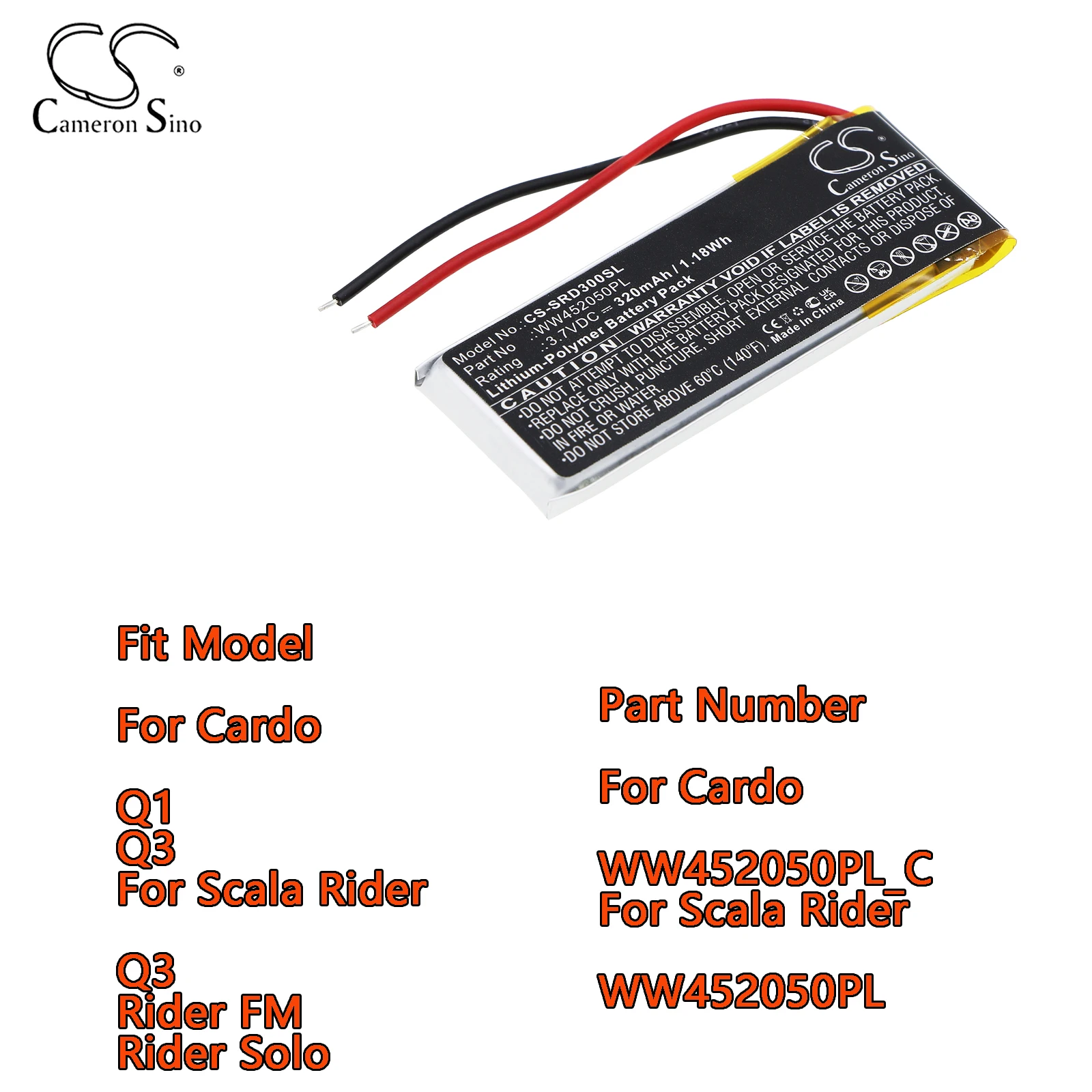 Cameron Sino 320Mah…