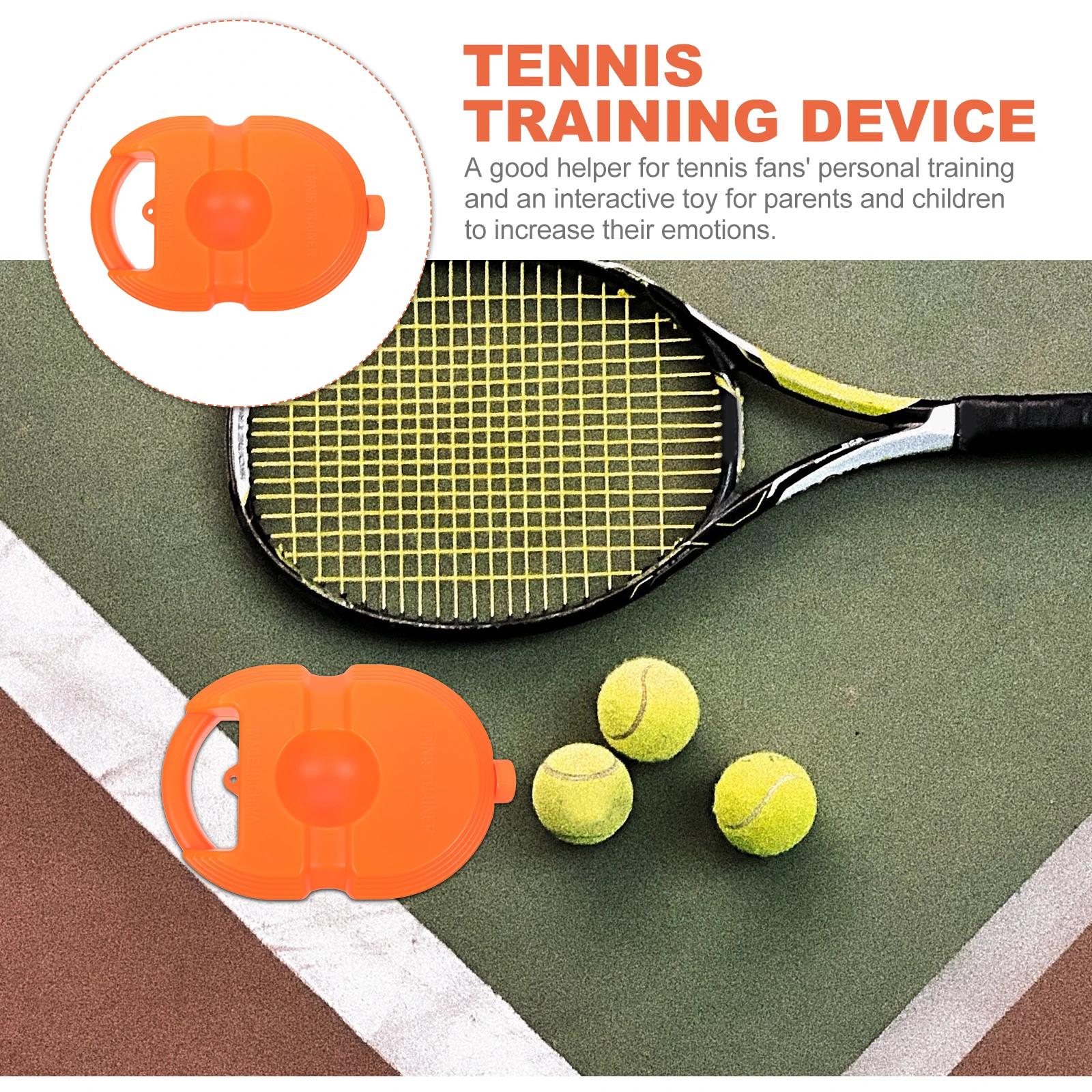 

Tennis Training Rebounder Portable Practice Equipment For Kids Adults Outdoor Indoor Skill Development Reflex Trainer Tool