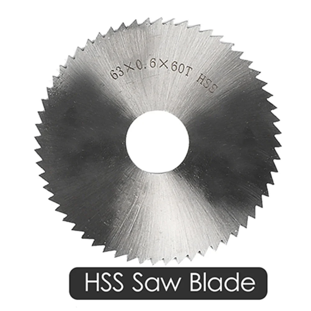 1pc Steel Circular Saw Blade 63mm Bore Diameter Wheel Cutting Disc For Cutting Woods Plastic Copper Light Metal