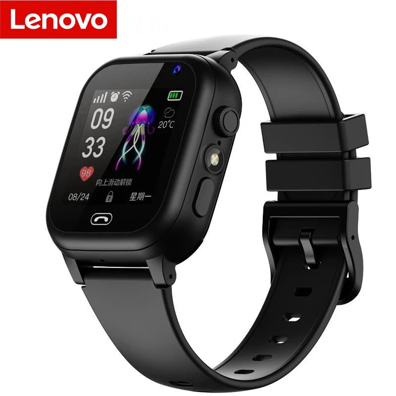 Lenovo Kinder Smartwatch Wasserdicht SOS SIM-Karte Anruf GPS-Ortung Kinder Smartwatch Kamera Jungen Mädchen Geschenk für IOS Android 2026