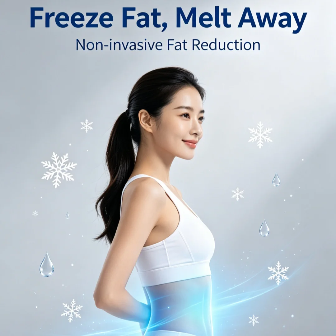 

Protable 360° Cooling Fat Freezing Device with Exchangeable Cups, Body Body Contouring & Skin Tightening for Salon