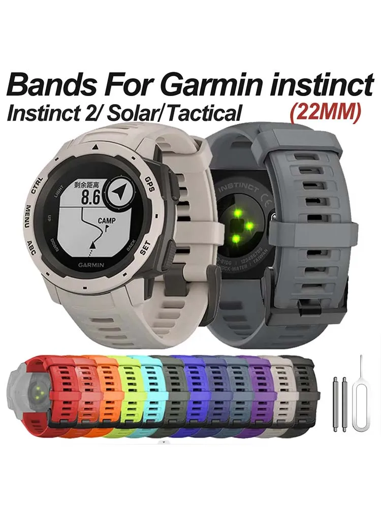 Silikonarmband für Garmin Instinct Smart Watch Band für Garmin Instinct 2