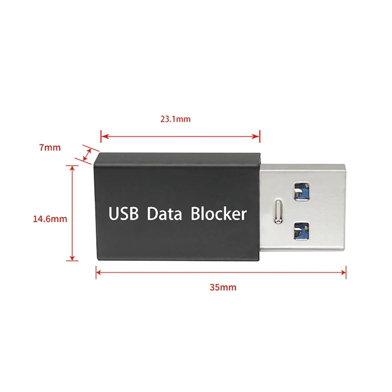4PCS USB Daten Blocker Nur Aufladen USB Jacking Prävention Adapter Daten Sync Blocker Adapter Für Blockieren Daten Sync