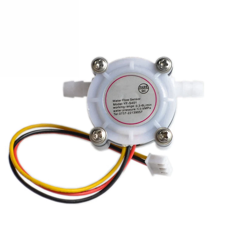 New Hot  Water Coffee Flow Sensor Switch Meter Flowmeter Counter 0.3-6L/min YF-S401