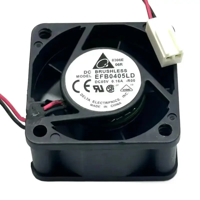 

W Delta Electronics EFB0405LD R00 DC 5 В 0,16 А 40X40X20 мм Вентилятор охлаждения сервера