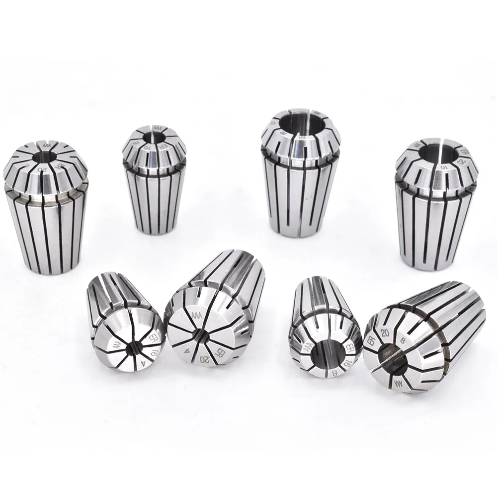 AAA Class 0.005mm ER32 ER25 ER20 ER16 ER11 1/8 1/2 Spring Collet Set Spindle Tool Holder Clamping Gripper CNC Machine Parts