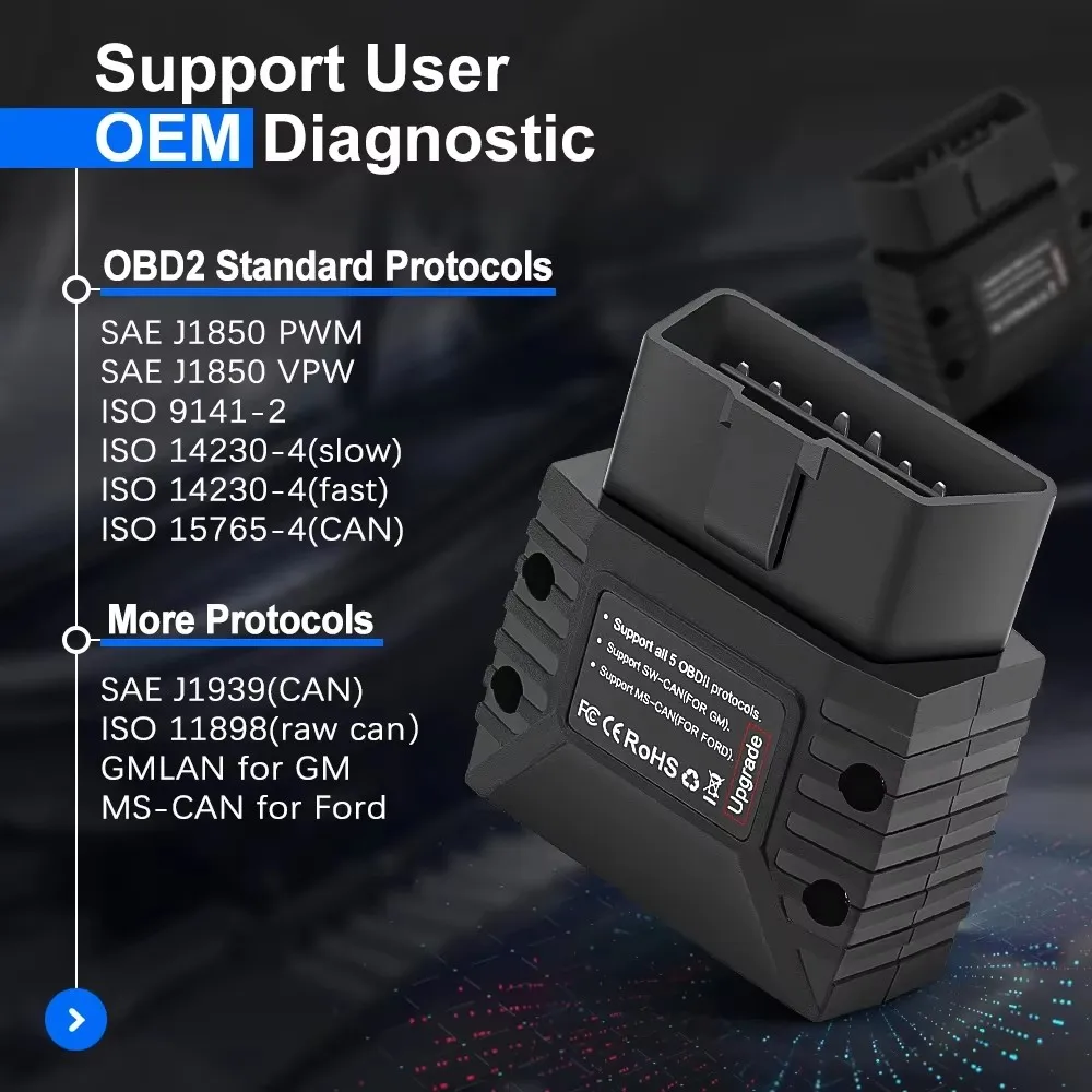 Vgate VLinker MC BT3.0/ MC+ Bluetooth 4.0 V2.2 OBD Scanner Car Diagnostic Tools For IOS Android Scanner Auto Tool PK V1.5 ELM327