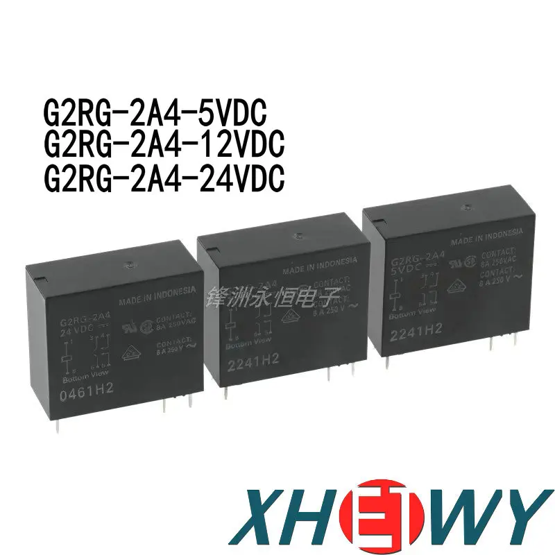 

Original relay G2RG-2A4-12VDC G2RG-2A4-24VDC G2RG-2A4-5VDC 8A 6-pin G2RG-2A4 5VDC 12VDC 24VDC